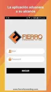 Fierro Forwarding Web Reports screenshot 0