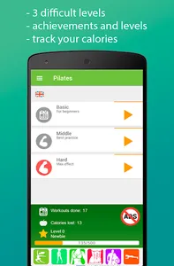 Pilates - home fitness screenshot 5