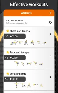 Home workouts with dumbbells screenshot 1