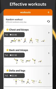 Home workouts with dumbbells screenshot 15