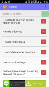 Sincero Examen de Conciencia screenshot 2