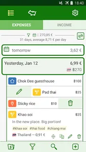 Travex - Travel expenses and b screenshot 0