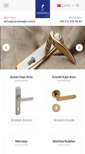 Sofuoğlu Metal Kapı kolu Mente screenshot 0