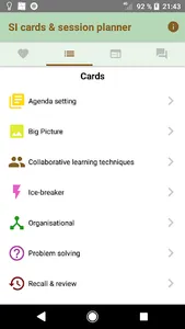 SI Cards and Session Planner screenshot 0