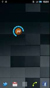 TOD チェインキャパ風 バッテリーウィジェット screenshot 0