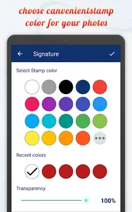 Signature Stamp On Camera Pics screenshot 13