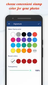 Signature Stamp On Camera Pics screenshot 5