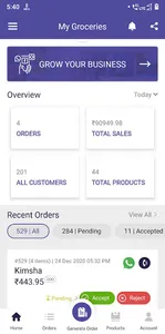 GrocersApp Admin screenshot 1