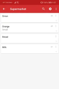 Minimal Shopping List screenshot 1