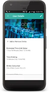 Intoxication Calculator Premiu screenshot 1