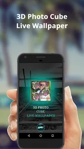 3D Photo Cube Live Wallpaper screenshot 0