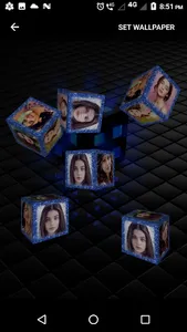 3D Photo Cube Live Wallpaper screenshot 2