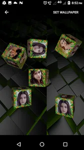 3D Photo Cube Live Wallpaper screenshot 4