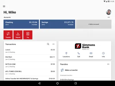 Simmons Bank screenshot 5