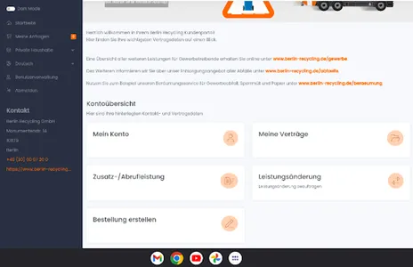 Berlin Recycling Kundenportal screenshot 13