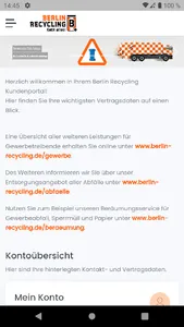 Berlin Recycling Kundenportal screenshot 3