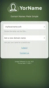 YorName - Register Your Domain screenshot 2