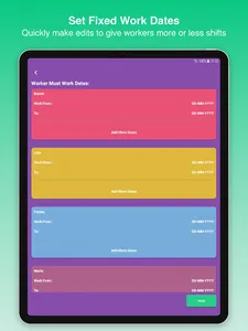 Simple Rota Maker - For Shifts screenshot 13