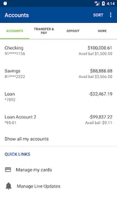 Simsbury Bank Mobile screenshot 2