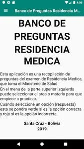 Banco de Preguntas Residencia  screenshot 0