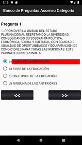 Banco de Preguntas Ascenso Cat screenshot 2
