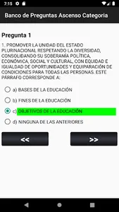 Banco de Preguntas Ascenso Cat screenshot 3