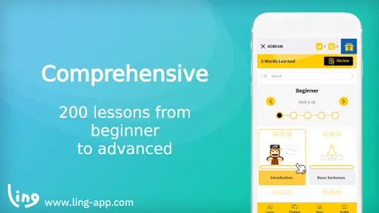 Ling - Learn Korean Language screenshot 0
