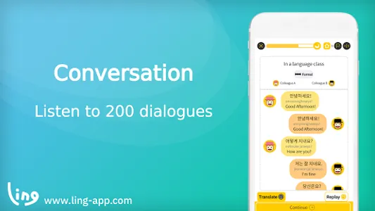 Ling - Learn Korean Language screenshot 4