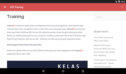 SinauGIS Web screenshot 9