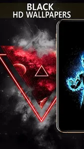 Black wallpaper HD-Autochanger screenshot 0