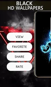 Black wallpaper HD-Autochanger screenshot 1