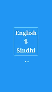 Sindhi English Translator screenshot 0