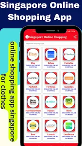 Singapore Online Shopping App screenshot 1