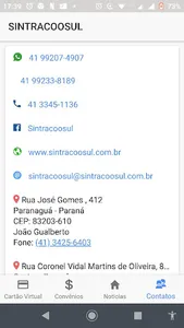 Clube Sintracoosul screenshot 3