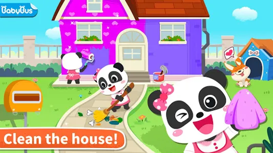 Baby Panda' s House Cleaning screenshot 0