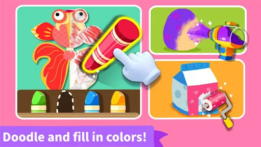 Baby Panda's Art Classroom screenshot 1