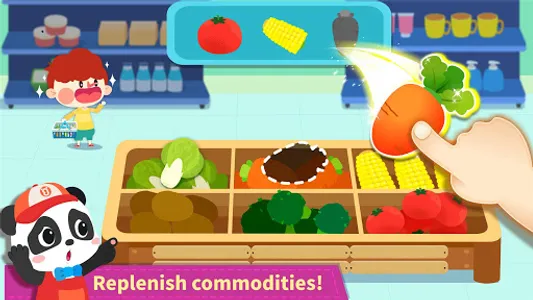 Baby Panda's Town: Supermarket screenshot 3