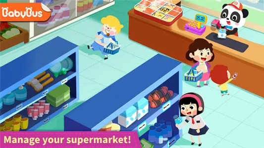 Baby Panda's Town: Supermarket screenshot 5