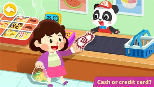 Baby Panda's Town: Supermarket screenshot 7