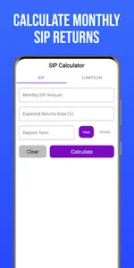 SIP & Investment Calculator screenshot 1