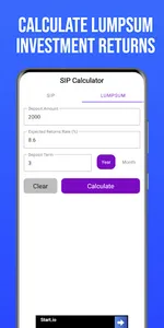 SIP & Investment Calculator screenshot 2