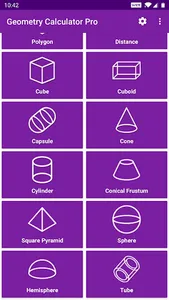 Geometry Calculator Pro screenshot 1