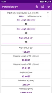 Geometry Calculator Pro screenshot 2