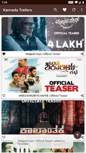 Kannada Movie Trailers screenshot 2