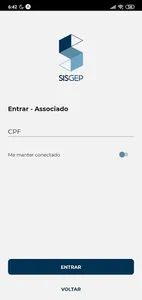 SISGEP screenshot 2