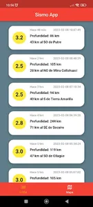 Sismo App screenshot 1