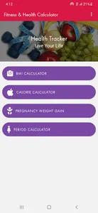 Fitness and Health Tracker screenshot 0