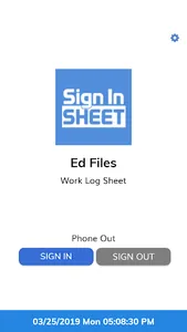 Sign In Sheet screenshot 3