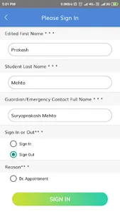 Sign In Sheet screenshot 4