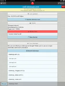 Pro Sitemaps screenshot 7